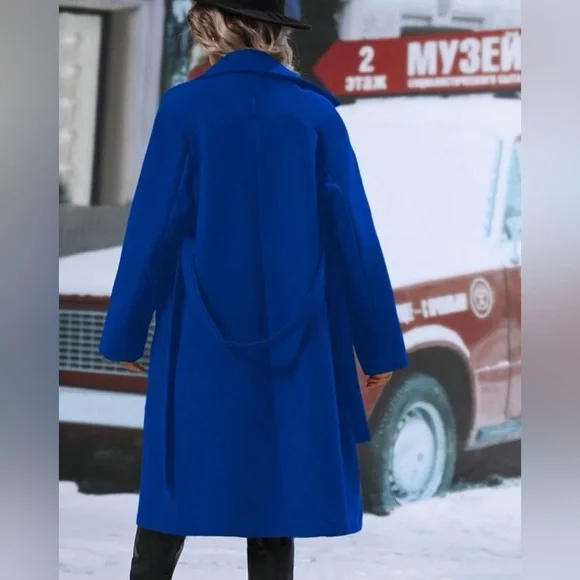 ROYAL BLUE COAT - Picture 5 of 5